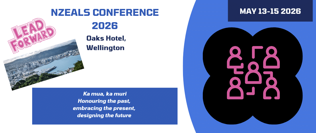 NZEALS Conference 2026 Banner Mobile